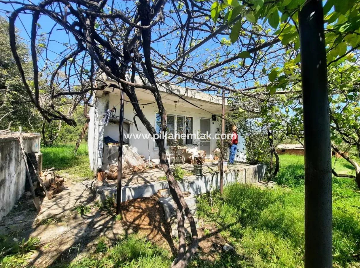 600 M2 Land Und Einfamilienhaus Mit Meerblick Zum Verkauf In Ortaca Sarıgerme