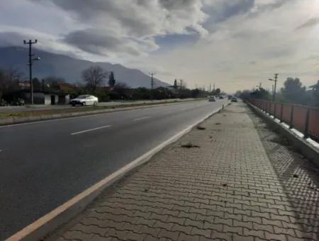 Antalya - Izmir Main Road Zero Tankstelle Geeignet Netto 2800M2 Gewerbegrundstück Zum Verkauf In Köyceğiz