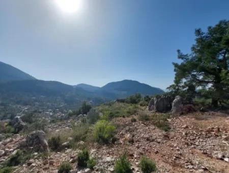 1 300 M2 63 M2 Zoniertes Grundstück Zum Verkauf In Göcek Gökçeovacik