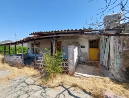 Muğla Ortaca Ekşiliyurt Freistehendes 950 M2 Land, Dorfhaus Und Scheune Zum Verkauf