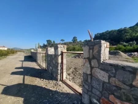 Ortaca Mergenlide Mountain Edge, 1 400 M2 Zoniertes Land Zum Verkauf