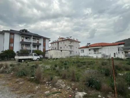 517M2 3-Stöckiges Zoniertes Grundstück Zum Verkauf In Ortaca Çaylı