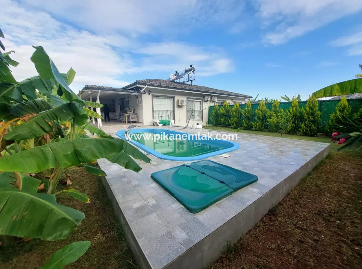 2 1 Detached Single Storey House With Swimming Pool On 300 M2 Plot In Dalyan, Muğla