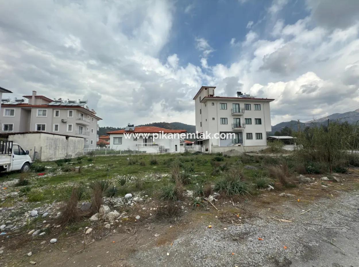 517M2 3 Floor Zoned Land For Sale In Ortaca Çaylı