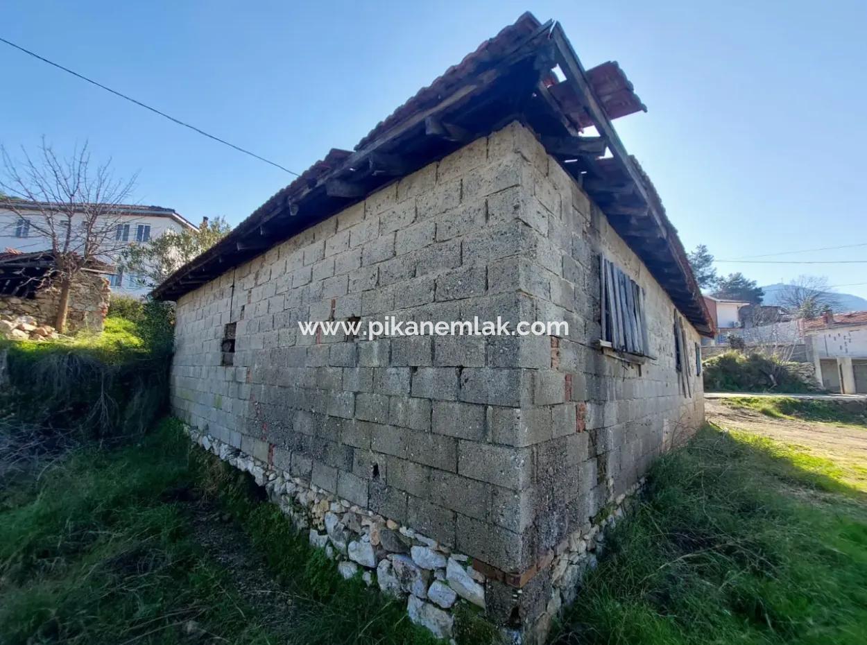 Village House For Sale On 650 M2 Plot In Ortaca Gökbelde