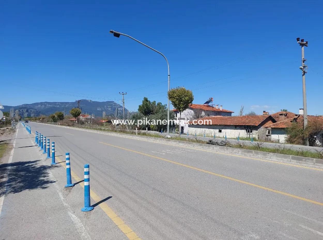 740 M2 Land On The Main Road In Ortaca Okçular For Sale