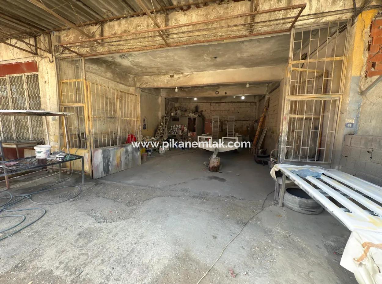 70M2 Industrial Shop For Sale In Ortaca Industrial Estate.