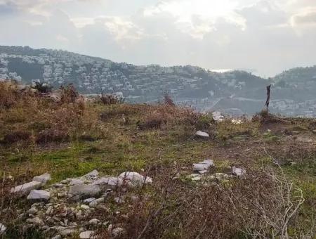 Plot With Sea Views For Sale In Bodrum Bitez