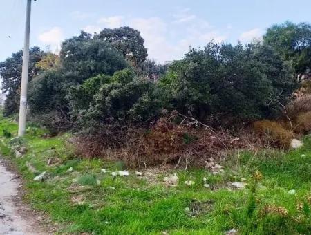 Plot With Sea Views For Sale In Bodrum Bitez