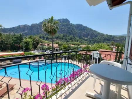 Muğla Dalyanda 2 1 Furnished Apartment With Swimming Pool For Rent