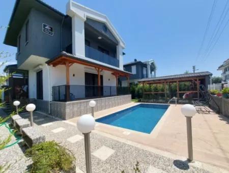 Muğla Dalaman Swimming Pool 3 1 Furnished Ready To Use Duplex Emergency Sale