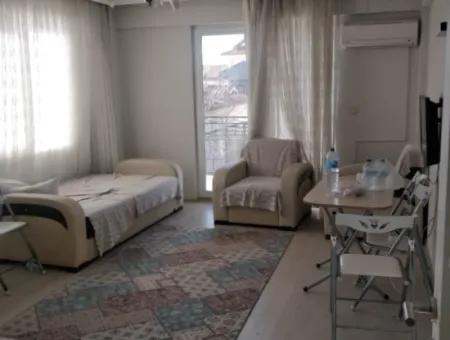 Large 1 1 Furnished Apartment For Rent In Ortaca Cumhuriyet Neighborhood