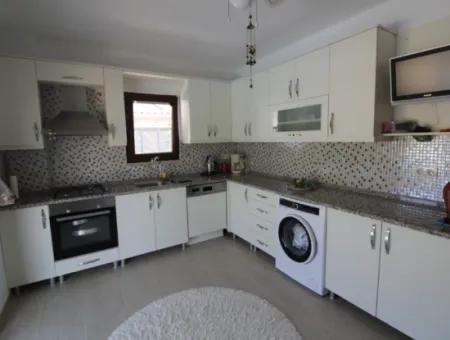 Furnished With Swimming Pool On 500 M2 Detached Plot In Dalyan, Earthquake Resistant 4 In 1 Duplex For Sale