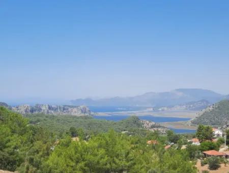 239 M2 Detached Land With Bargain Sea View For Sale In Muğla Ortaca Gökbel