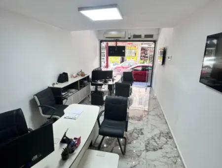 54M2 Shop For Sale In Ortaca Terzialiler Busy Street