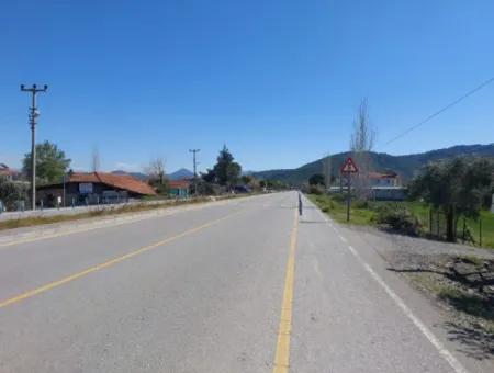 740 M2 Land On The Main Road In Ortaca Okçular For Sale