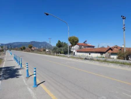 740 M2 Land On The Main Road In Ortaca Okçular For Sale