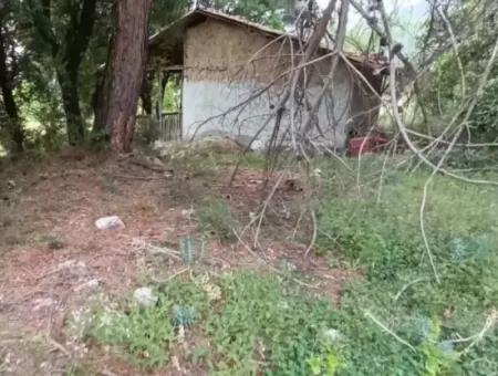 1228 M2 Land And Kargir House For Sale In Muğla Menteşe Yaraş, Village In Village.   