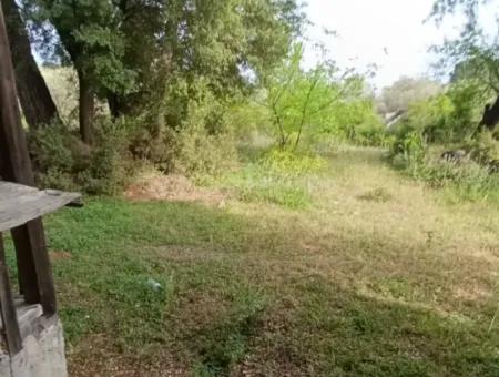 1228 M2 Land And Kargir House For Sale In Muğla Menteşe Yaraş, Village In Village.   