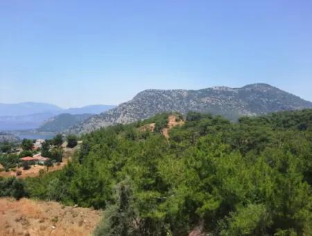 239 M2 Detached Land With Bargain Sea View For Sale In Muğla Ortaca Gökbel