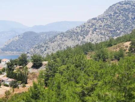 239 M2 Detached Land With Bargain Sea View For Sale In Muğla Ortaca Gökbel