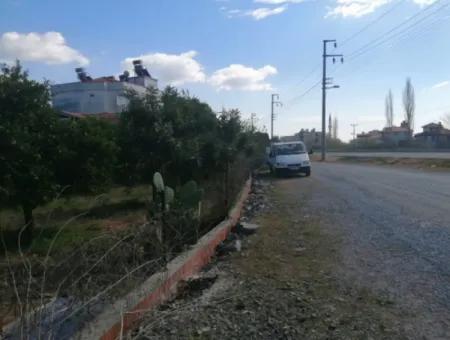 Ortaca Merkezde Dalaman-Fethiye Yolu Cepheli Yan Yana 3 Parsel Arsa Satılık