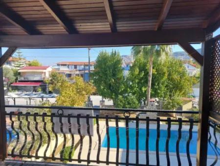 Muğla Dalyanda Yüzme Havuzlu 2+1, 60 M2 Eşyalı Kelepir Daire Satılık