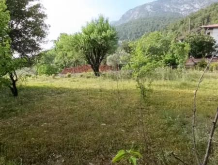 Muğla Menteşe Yaraş'ta Köy İçinde İmarlı 1228 M2 Arsa Ve Kargır Ev Satılık.   