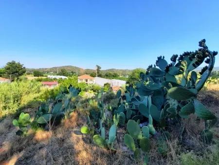 Fethiye Çiftlikköyde Satılık Deniz Manzaralı İmarlı Arsa